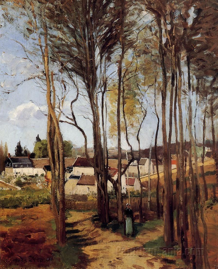 A Village through the Trees