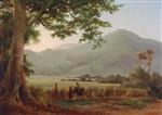 Antilian Landscape, St. Thomas (Figures Conversing by a Path)