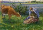 Cowherd, Pontoise 1880
