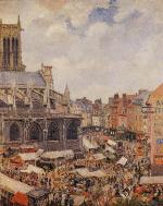 The Market by the Church of Saint-Jacques, Dieppe