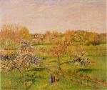 Morning, Flowering Apple Trees, Eragny