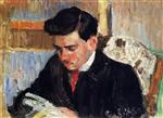 Portrait of Rodo Pissarro Reading