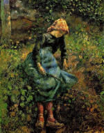 The Shepherdess (Young Peasant Girl with Stick)