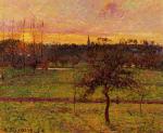 Sunset at Eragny 1894