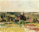 View of Eragny 1895