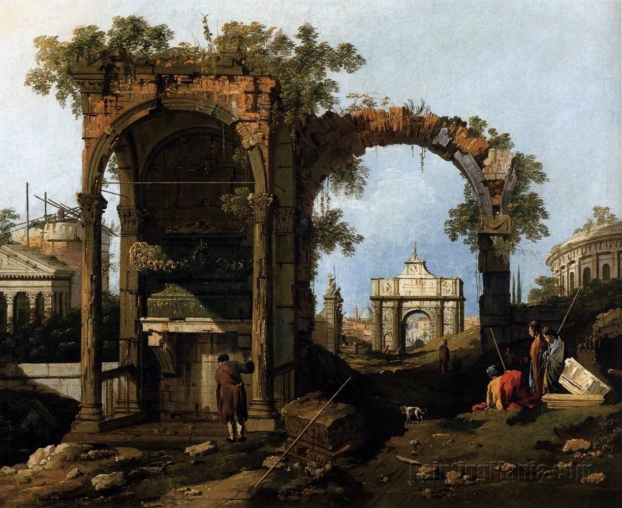 Landscape with Ruins (Picket Duty in Virginia)