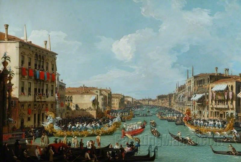 Regatta on the Grand Canal, Venice, Italy