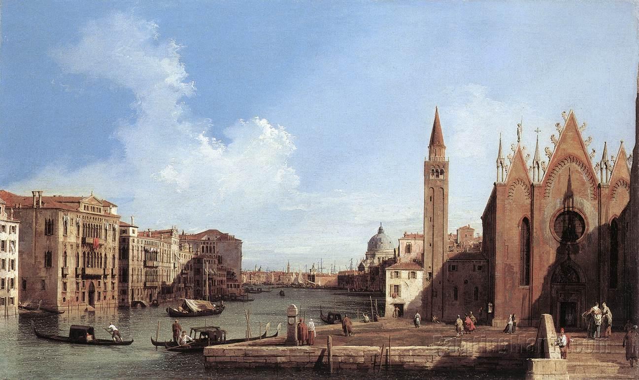 Venice: The Grand Canal from the Carita towards the Bacino