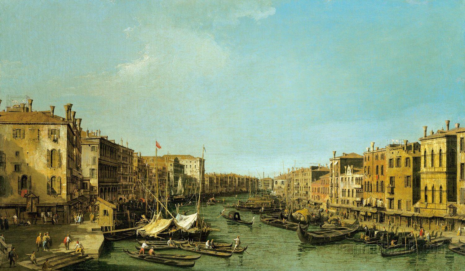 Venice: The Grand Canal from the Rialto to the Palazzo Foscari