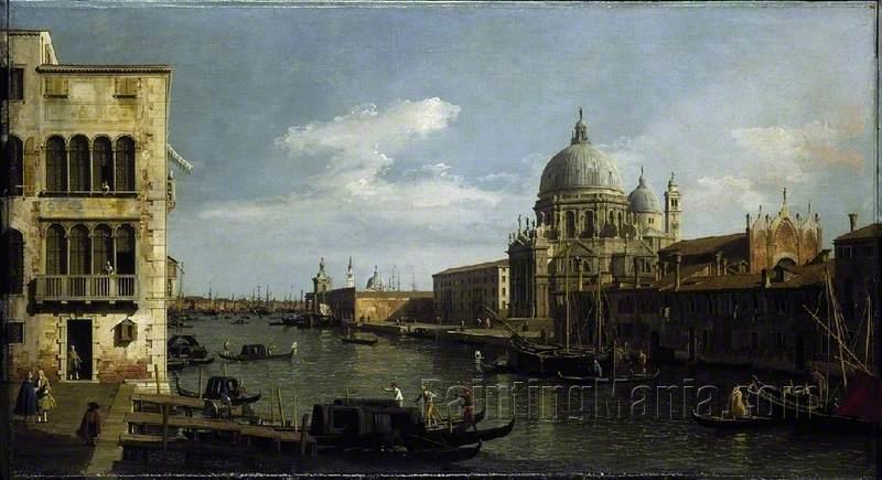 View of the Grand Canal, Santa Maria della Salute, Venice