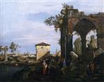Landscape with Ruins (Capriccio with Ruins and Porta Portello, Padua)