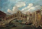 The Rialto Bridge. and The Doge's Palace. Venice