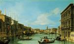 Venice: The Grand Canal from the Palazzo Vendramin Calergi towards S. Geremia