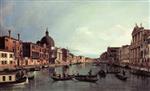 Venice: The Upper Reaches of the Grand Canal with S. Simeone Piccolo