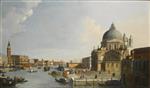 Venice: View of the Church of Santa Maria Della Salute from the Grand Canal, Looking Toward the Molo