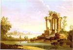 Landscape with Temple in Ruin