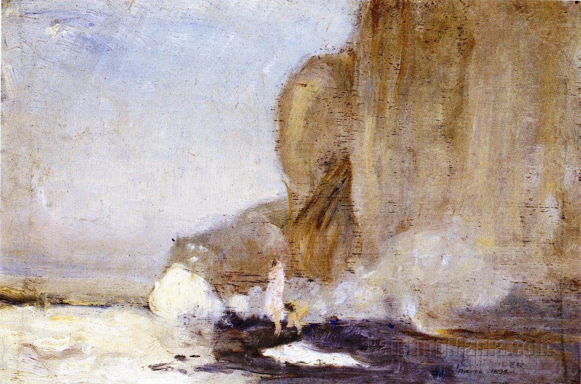 Figures on a Rocky Promontory, Dieppe