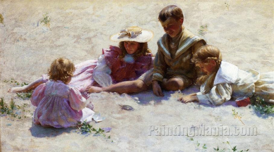 Children by the Seashore