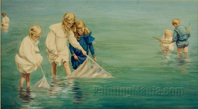 Children at the Shore