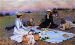 Picnic Supper on the Sand Dunes