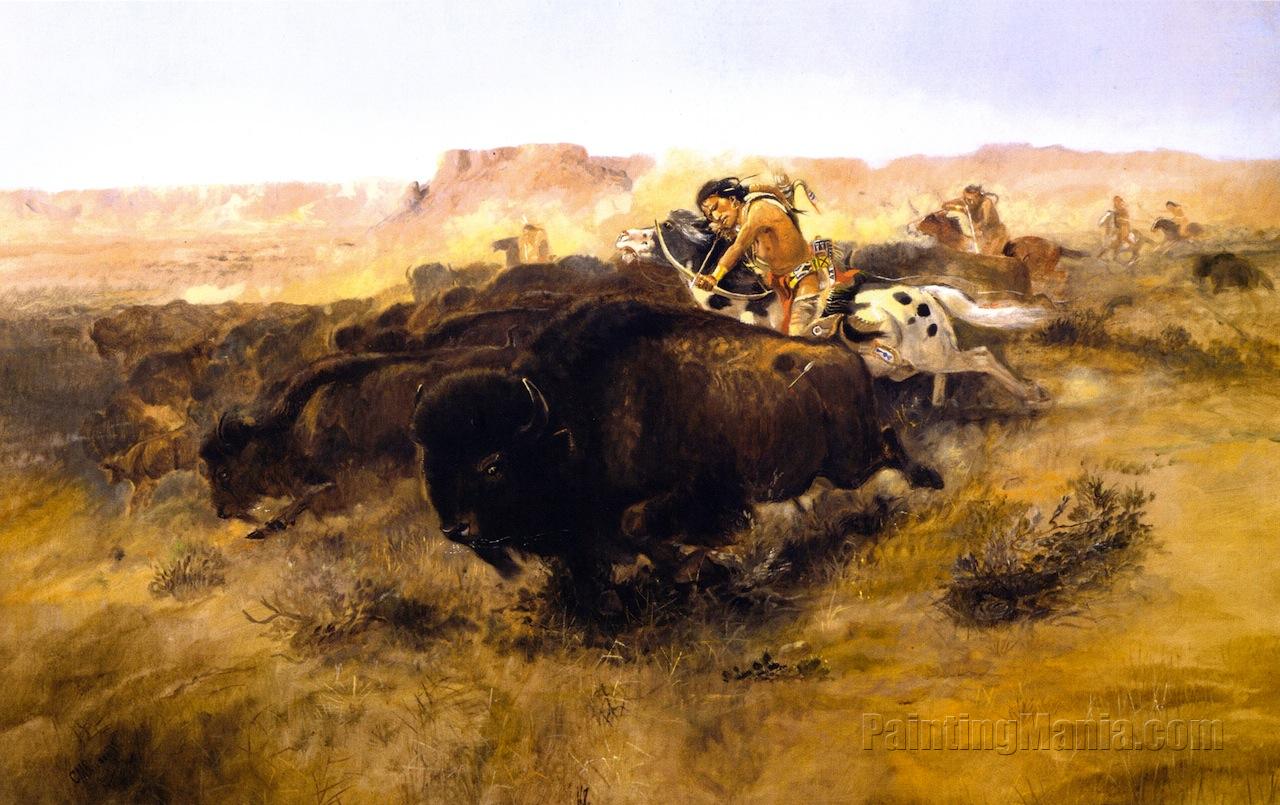 The Buffalo Hunt 1895