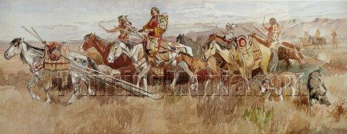 Indians on the Prarie