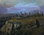 Deer and Bear in a Landscape