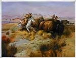 Indian Buffalo Hunt (Land Of Good Hunting)