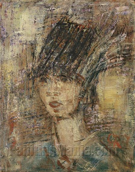 Lady with Feather Hat