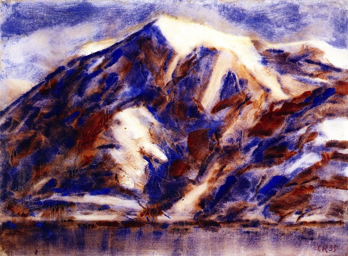 Mount Tamaro in Winter