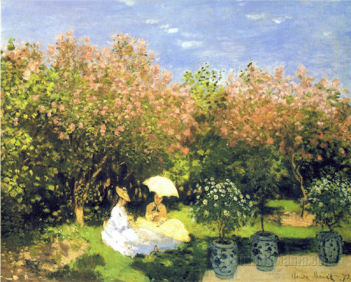 Garden - Claude Monet Paintings