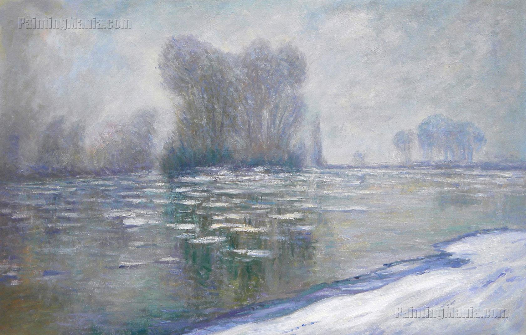 Ice Floes, Misty Morning