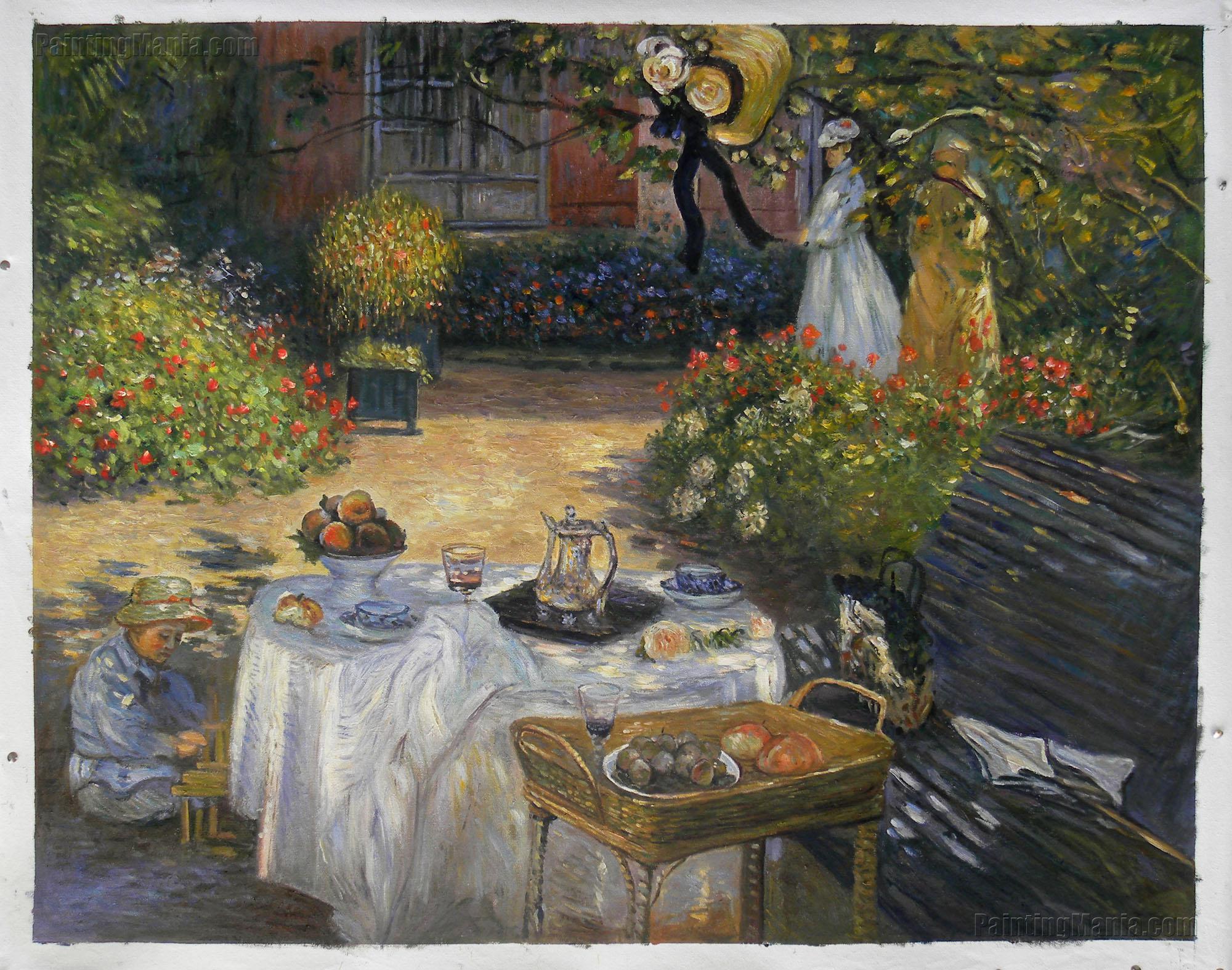 The Luncheon, Monet's Garden at Argenteuil