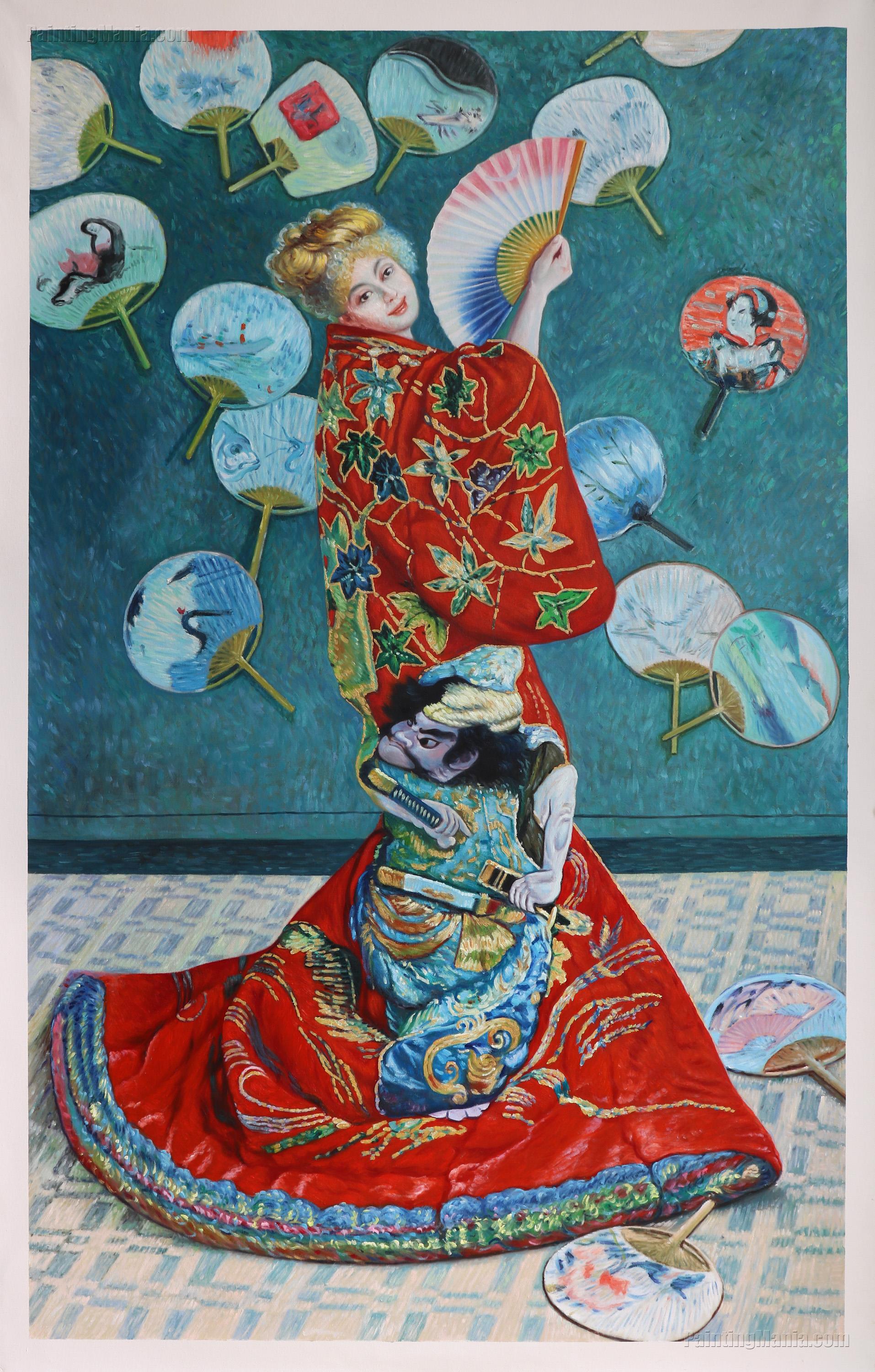 Madame Monet in Japanese Costume (La Japonaise)