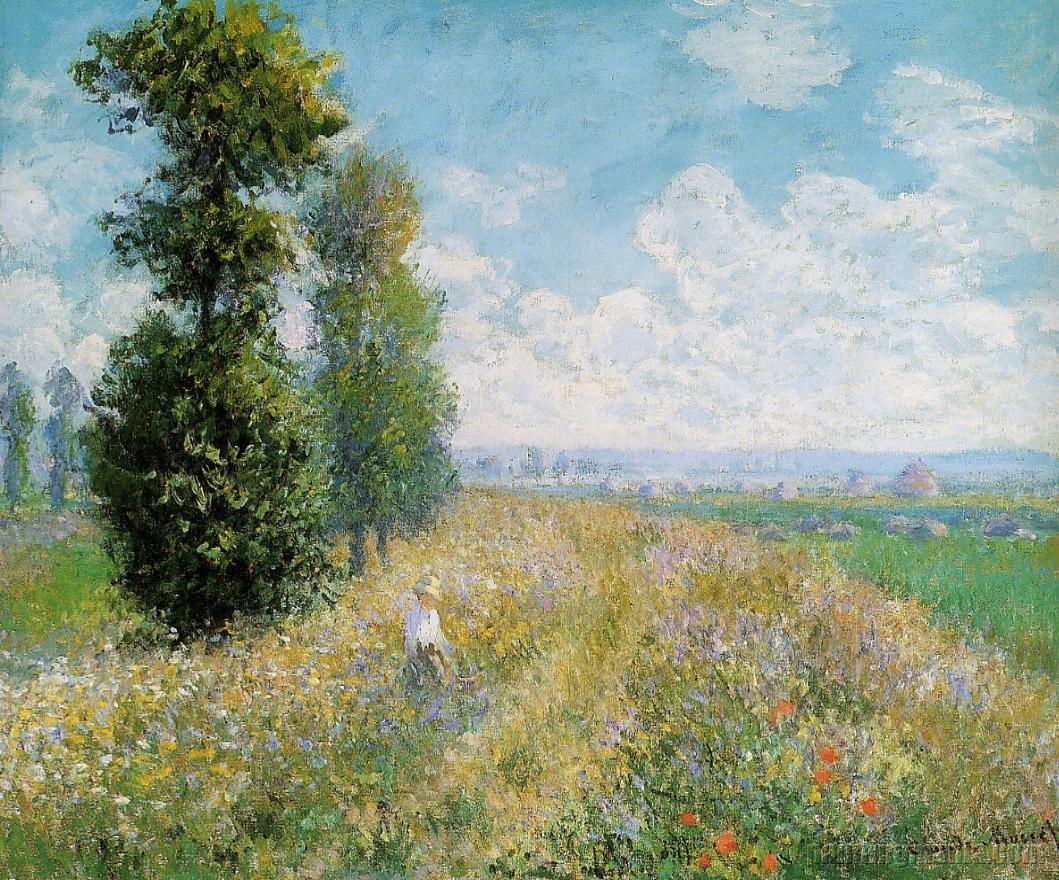 Meadow with Poplars near Argenteuil
