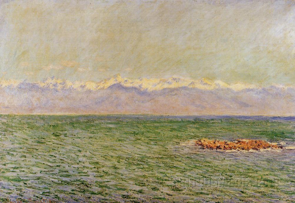 The Meditarranean at Antibes 1888