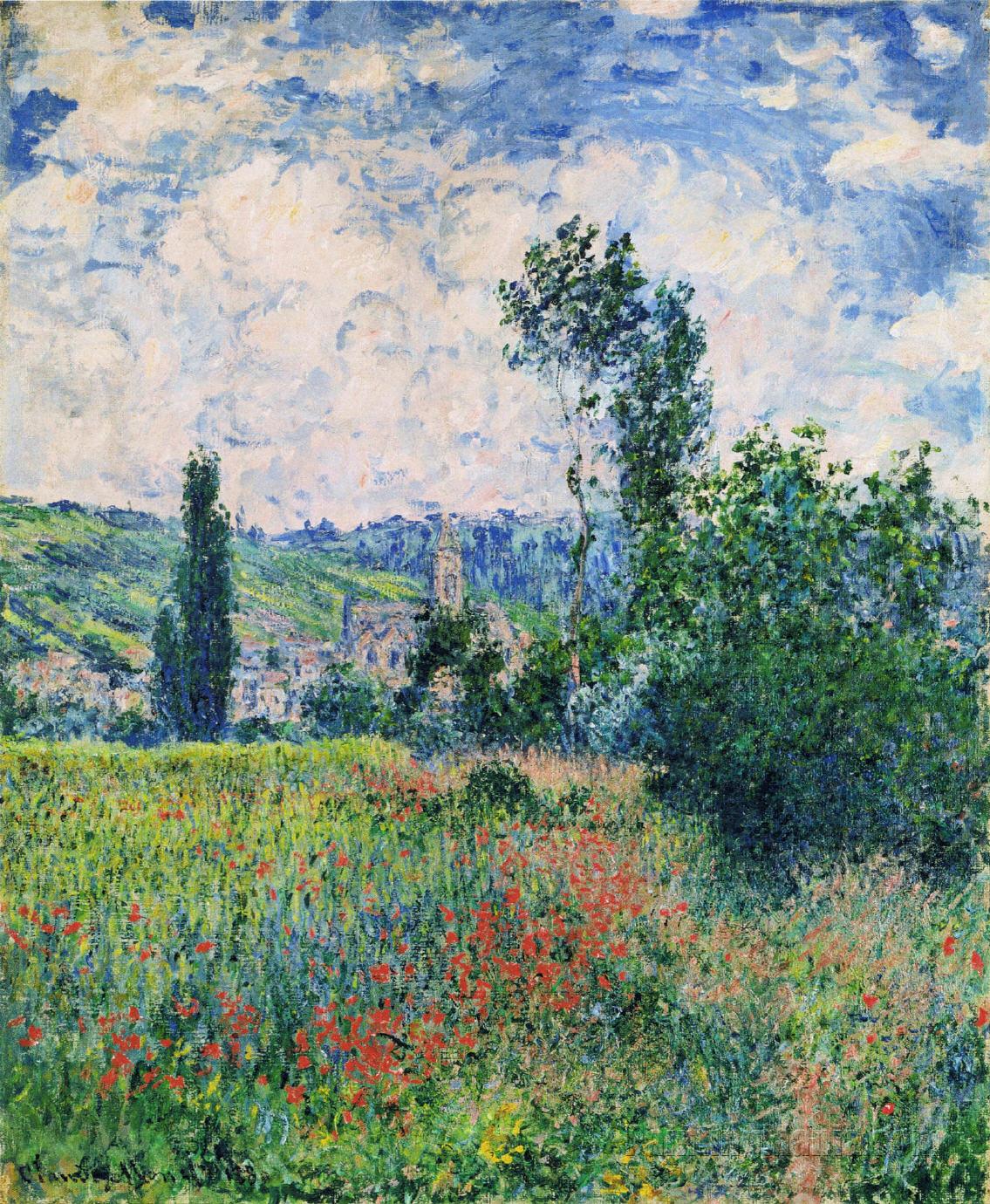 Poppy Field near Vetheuil 1880