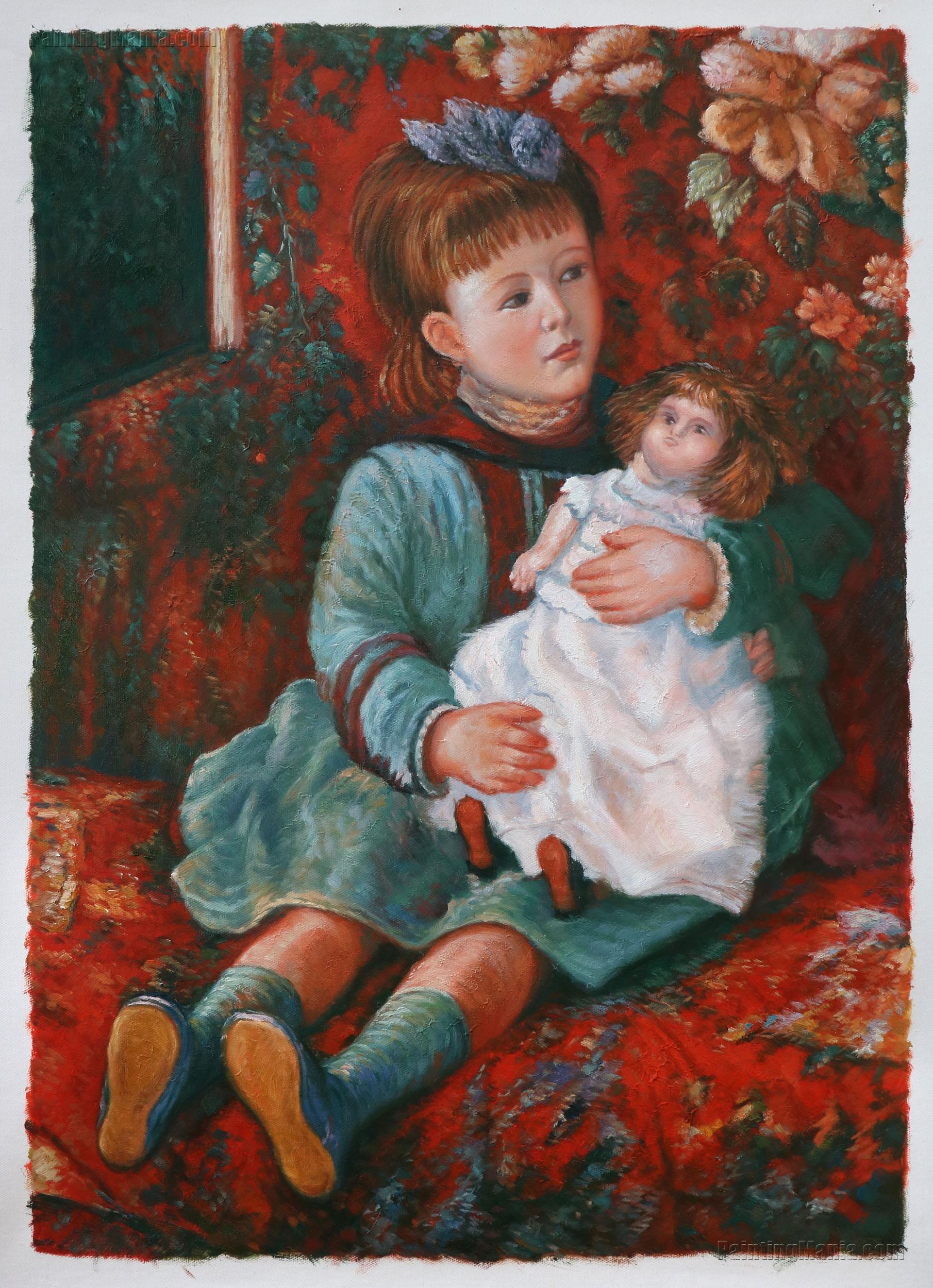 Portrait of Germaine Hoschede with a Doll
