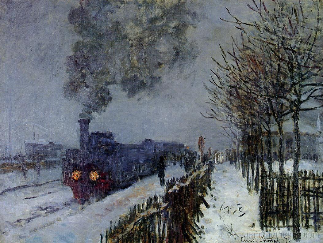 The Train in the Snow, the Locomotive