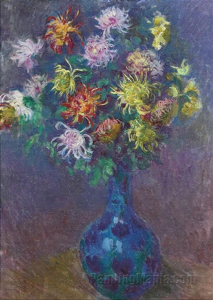 Vase of Chrysanthemums 1882