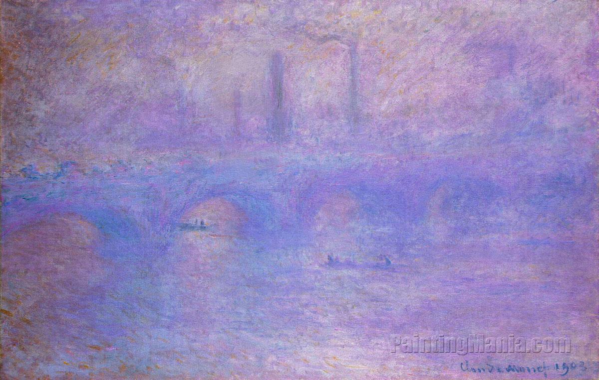 Waterloo Bridge. Effect of Fog