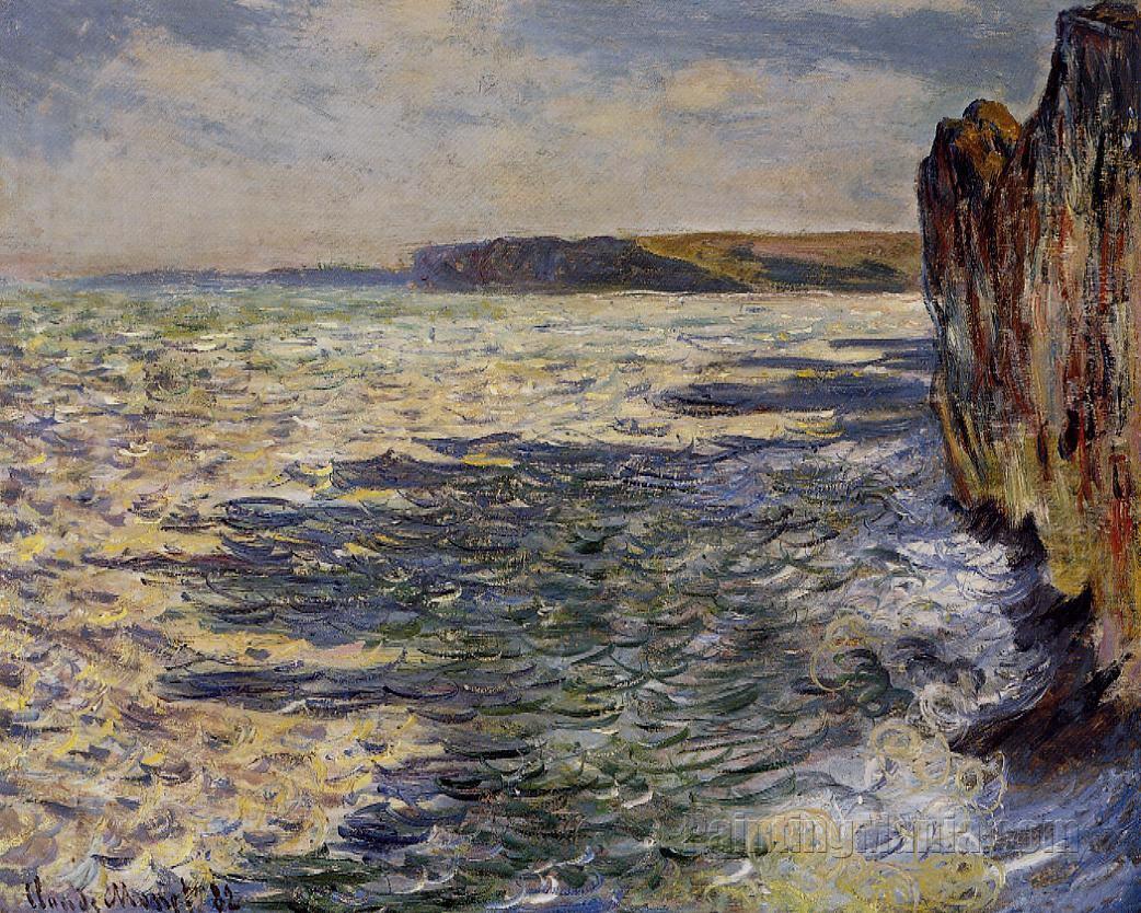 Waves and Rocks at Pourville