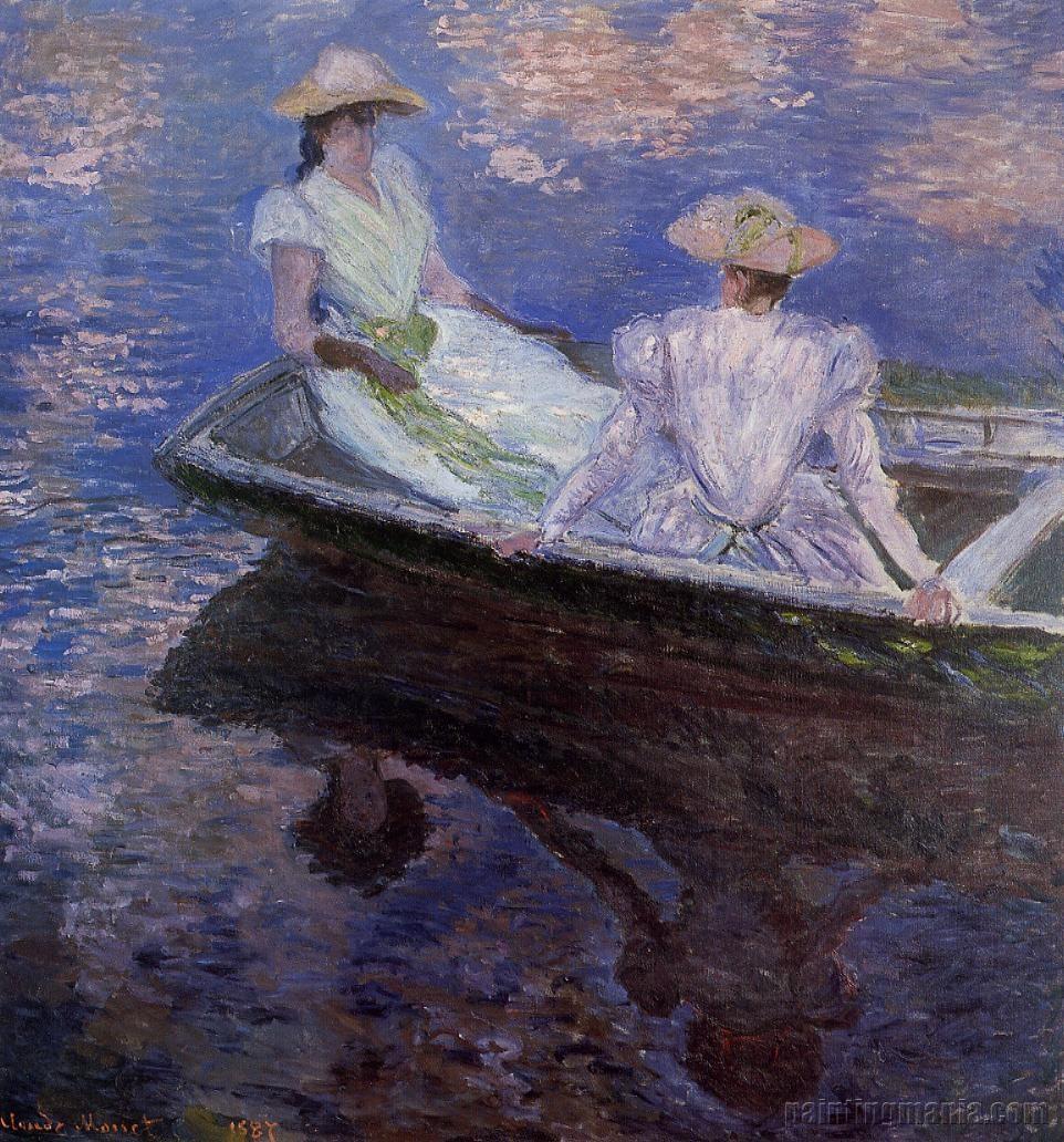 Young Girls in a Boat