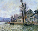 The Bend of the Seine at Lavacourt. Winter