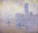 Houses of Parliament. Fog Effect 1900