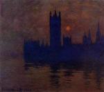 Houses of Parliament, Sunset 1900