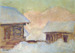 Houses in the Snow, Norway 1895