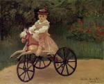 Jean Monet on a Mechanical Horse