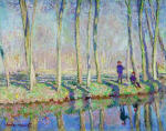 Jean-Pierre Hoschede and Michel Monet on the Banks of the Epte
