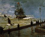 The Jetty of Le Havre in Rough Westher